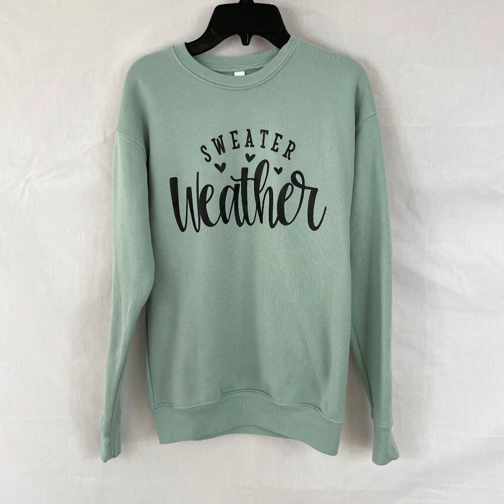 Sweater Weather Seafoam XS Sweatshirt